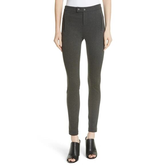 Vince Womens size 6 Stretch Ski Pants Charcoal Gray Trousers Slim Skinny - Picture 1 of 11